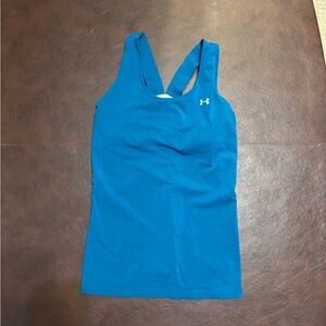 Under Armour Blue Fitted Sleeveless Tank Top